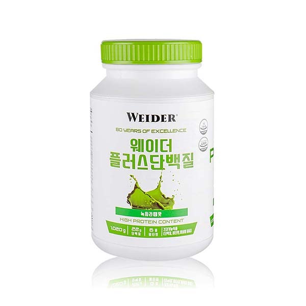 ♥단백질 쉐이크/건강기능식품♥[웨이더] 플러스 단백질 녹차라떼맛 1,020g x 1통